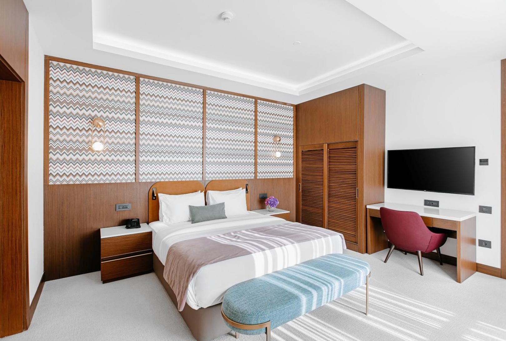 Отель Qafqaz Riverside Габала Экстерьер фото Deluxe Room